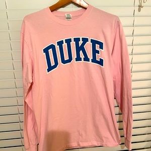 COPY - Tshirt-long sleeve-Duke-smoke/pet free home-WM-pink/blue-no stains,like …